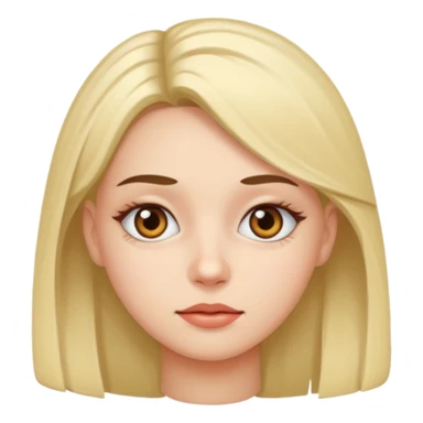 Girl with eyebags sticker