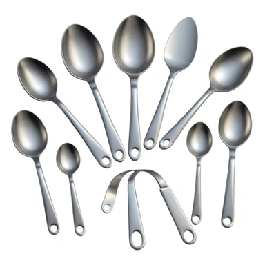 differnt type of spoon sticker