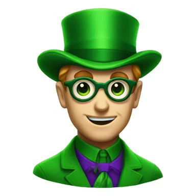 The riddler sticker