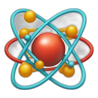 Atom pilt sticker
