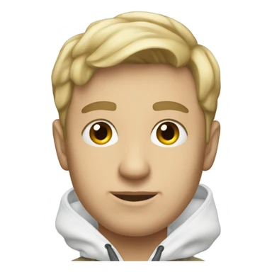 Man in prada hoodie sticker