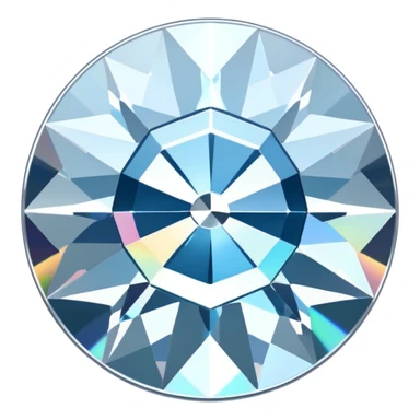 diamond CD emoji in minimalist style sticker