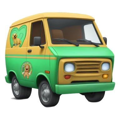 Scooby and the meddling kids van sticker