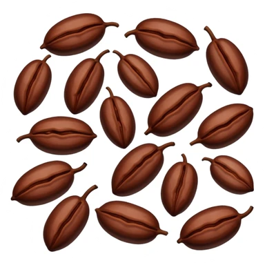 now generate beans of cocoa sticker