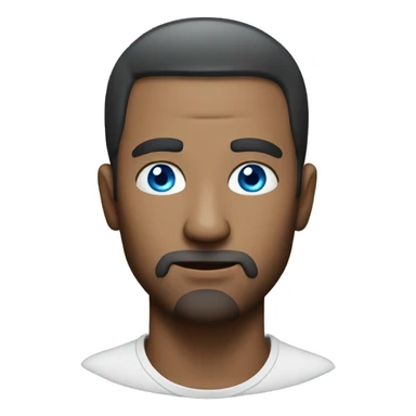 mysterious man with blue eyes sticker