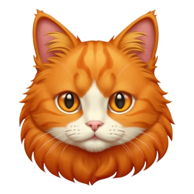 Gatito naranja  sticker