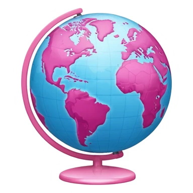 mix light pink dark pink and white girly globe with WWW in big letters under it.
It looks like an internet bar icon. sticker