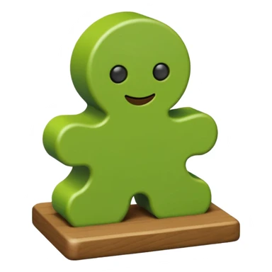 green game meeple #5fcbb9 sticker