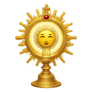 Monstrance sticker