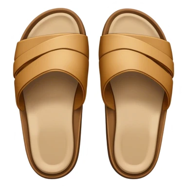 Jesus Christ's single open toe slipper sticker