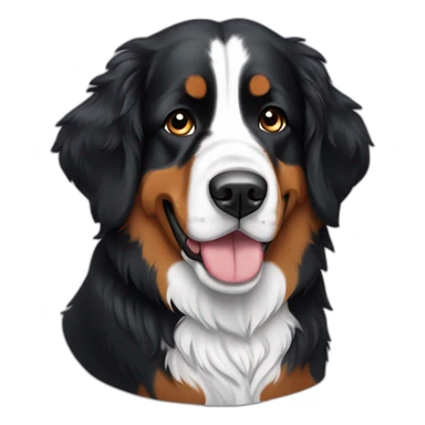 Bernese mountain dog chaussette sticker
