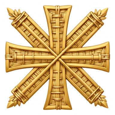 St. Brigid's cross or St. Brigit's cross (Irish: Cros Bhríde, Crosóg Bhríde or Bogha Bhríde) is a small variant of the Christian cross often woven from straw or rushes. sticker