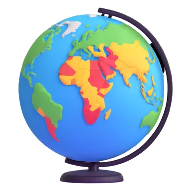 Vavinews world news logo with globe sticker