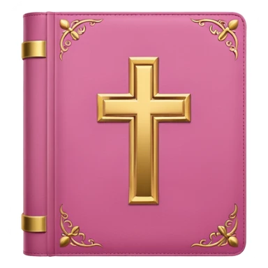 pink bible sticker
