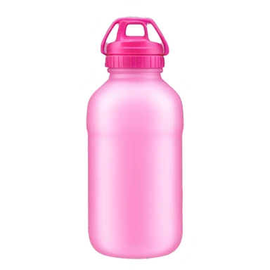 Pink water bottle sticker