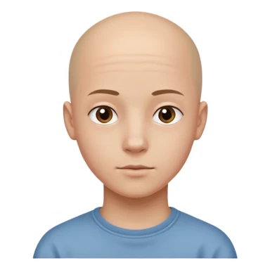 bald teenager sticker