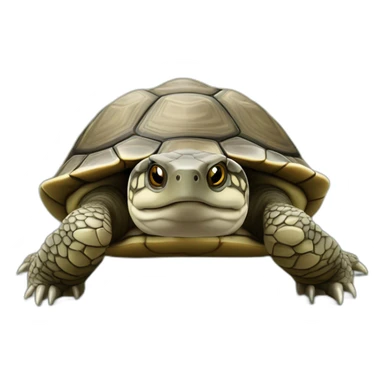 tortue sur loutre sticker
