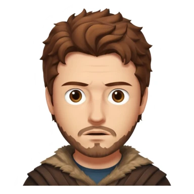 Rob Stark
from Games of throne character face only front face sticker