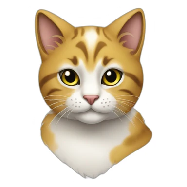 Brazil cat samba sticker