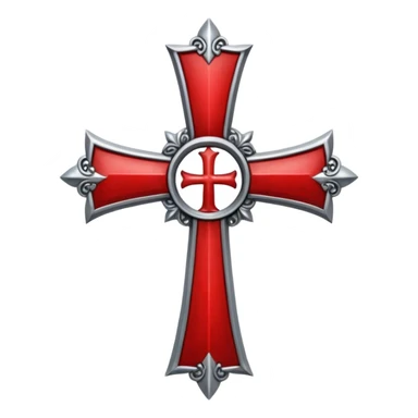 the cross patea  of the knights templar sec xi sticker