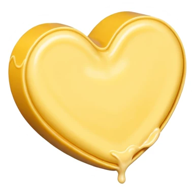 butter with large yellow heart sticker