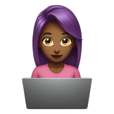 gurl watching netflix on laptop sticker