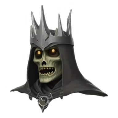dead witch-king of angmar lord of the rings movie character sticker