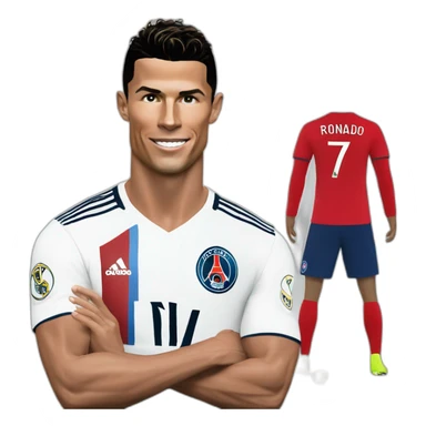 Cristiano Ronaldo psg sticker