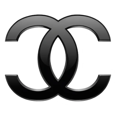 chanel logo sticker