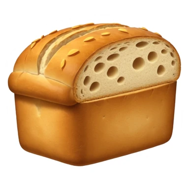 loaf of bread with D'Italiano packaging sticker