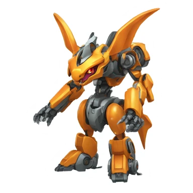Futuristic Mechanical Medabot-Charizard-Mecha sticker
