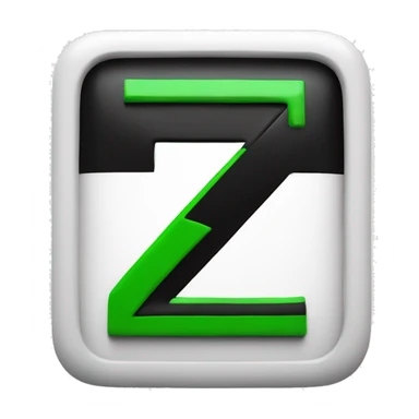 Black number 7 incased inside a white Capital D with a small green x next to it sticker