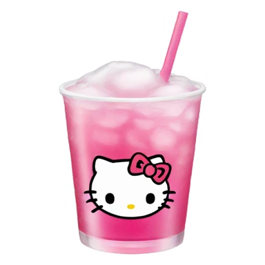 hello kitty drink sticker