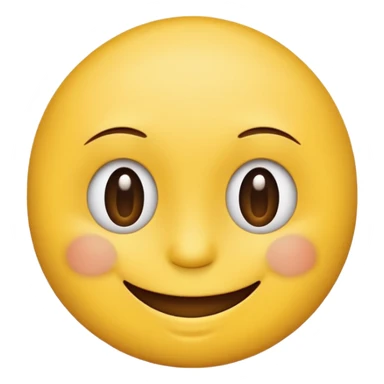 Half yellow half brown. No background. Make it look like an emoji. In smiley format. No hair sticker