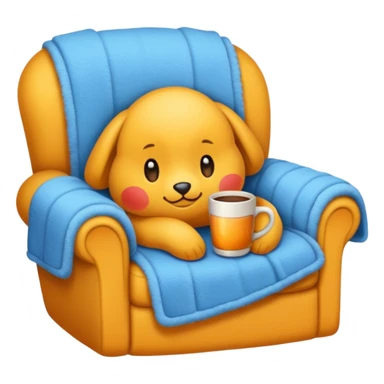 Cozy coloring  sticker