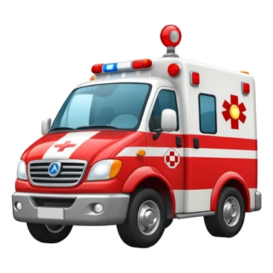 AMBULANCE  siren  sticker
