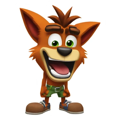 Crash bandicoot  sticker