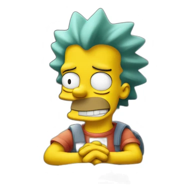 bart simpson with good report sticker