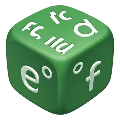 the green die "friend" sticker