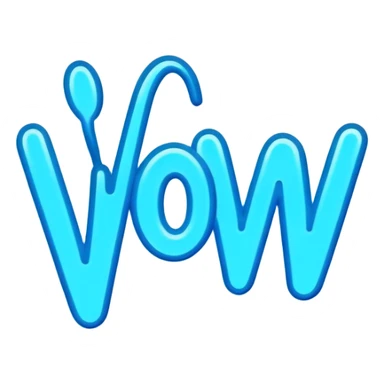 neon sign "wow" sticker