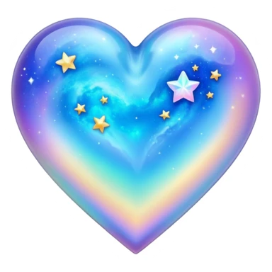 stars opalite heart galaxy opalite sticker
