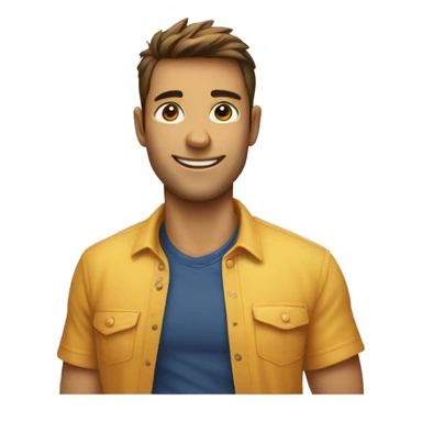 Emogi con nombre en la playera jordi sticker