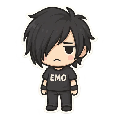 emo object sticker
