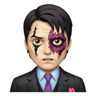 dc two face sticker
