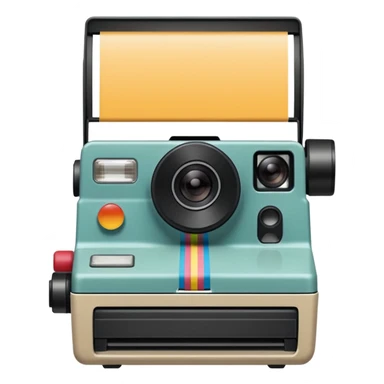 Polaroid picture sticker