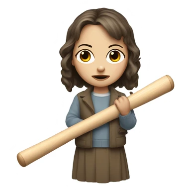 Wendy from the shining with baseball bat sticker