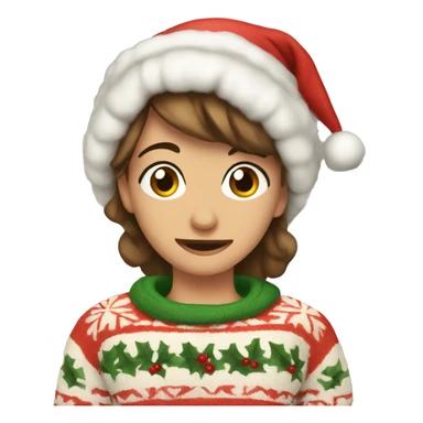 christmas cozy sticker