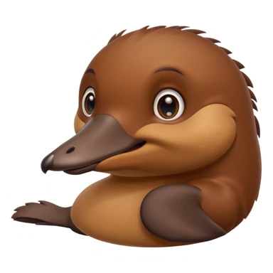 platypus with a cute expression sticker