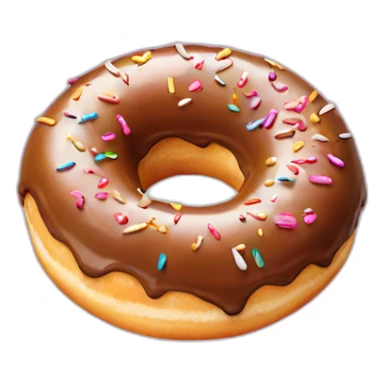 A Donuts bursting from the inside sticker