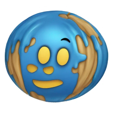 circulo relleno de color azul sticker